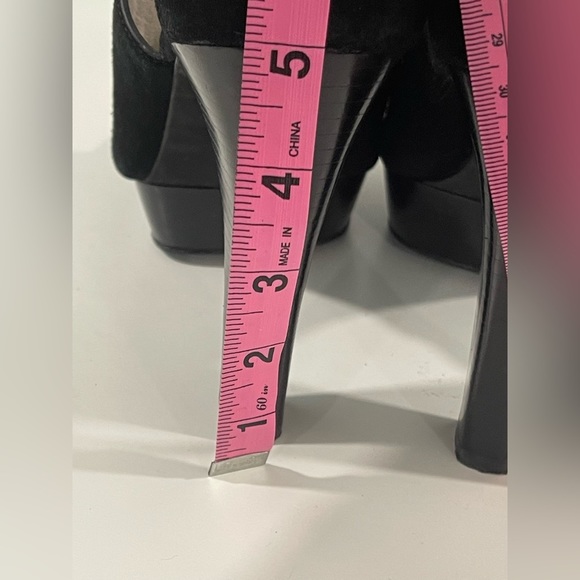 MICHAEL Kors Black Suede Heeled Sandals Size 8.5M - Picture 14 of 15